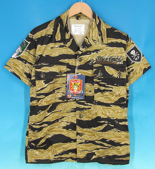 The REAL McCOY'S ザリアルマッコイズ TIGER CAMOUFLAGE SHIRT