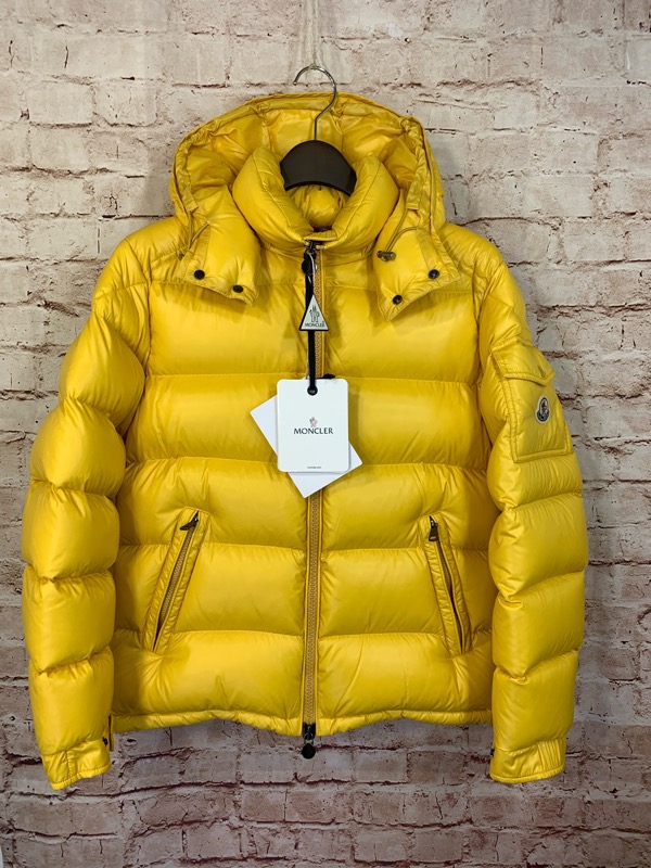 極美品】MONCLER/ダウンジャケット/マヤ/限定色黄色/サイズ1/S相当