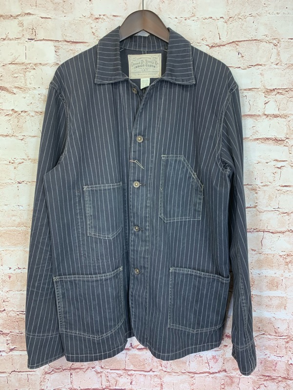 クーポン利用 新品未使用 RRL INDIGO STRIPE WORK JACKET | www.kdcow.com