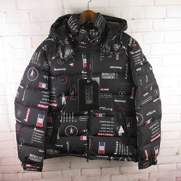 MONCLER モンクレール GENIUS FRAGMENT 18AW 青山限定 総ロゴ ダウンジャケット