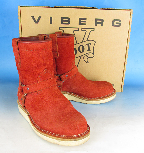 VIBERG ビバーグ ヴァイバーグ スエード ハーネス ペコスブーツ