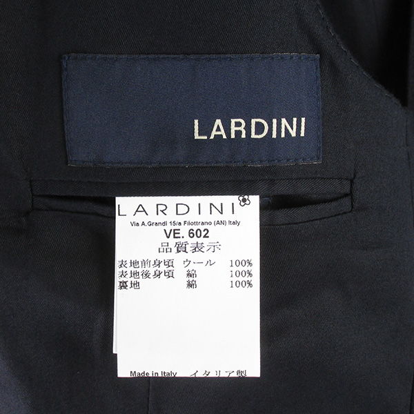 LARDINI ラルディーニ JN77034 ダブルブレスト ジレ ベスト