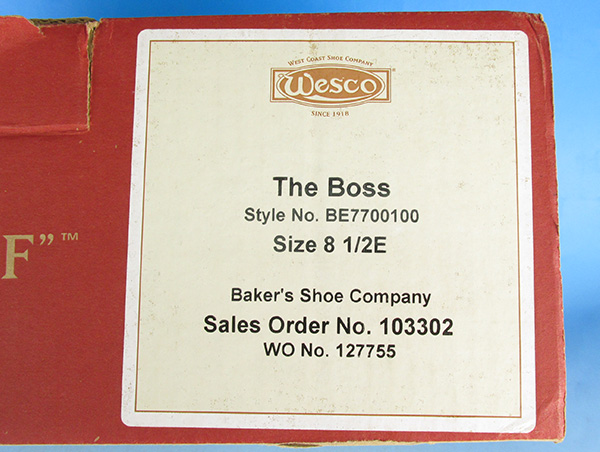 WESCO ウエスコ BOSS ボス スエード エンジニアブーツ