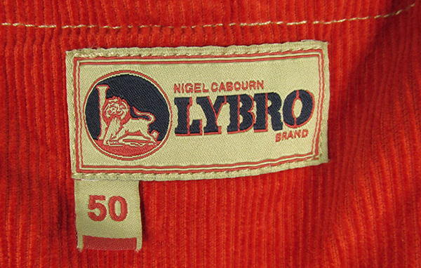 Nigel Cabourn LYBRO ナイジェルケーボン クレイジー ナバル ダンガリー コーデュロイ オーバーオール