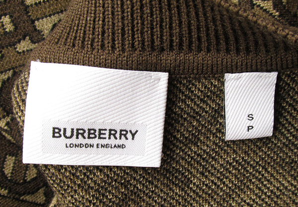 BURBERRY バーバリー モノグラム ジャガード セーター 