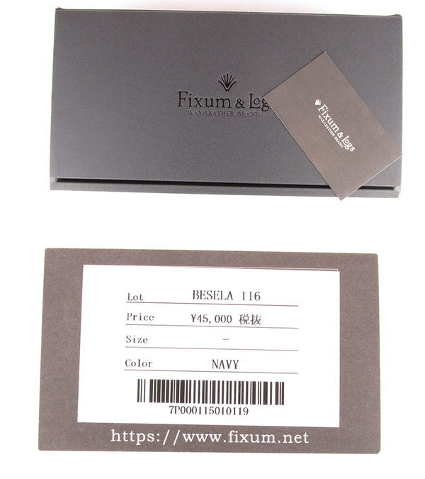 デラックスウエア Fixum＆Logs BESELA FXG-001 システムウォレット ラウンドジップウォレット 長財布