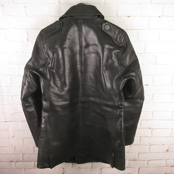 ヘラーズカフェ ウエアハウス HC-208 1920's Chinstrap Horse Leather Coat ホースハイド レザーコート