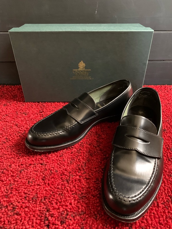 Crockett&Jones（クロケット＆ジョーンズ）のコードバンのコインローファー、HARVERD2（ハーバード2）