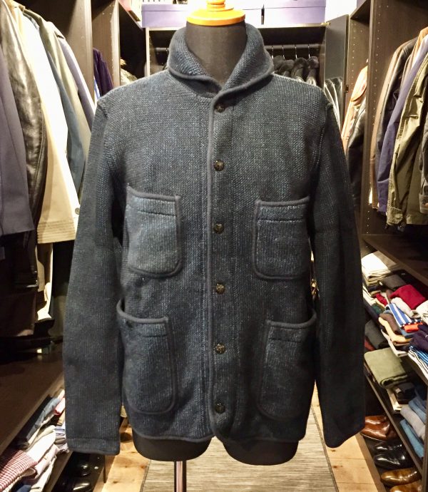 RRL（ダブルアールエル）のショールカラーニットジャケット