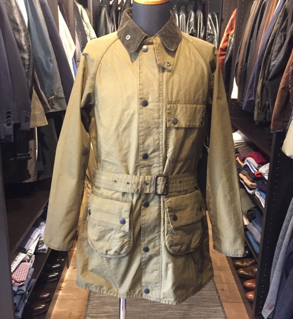 【美品】BARBOUR SOLWAY ZIPPER  ウォッシュ加工