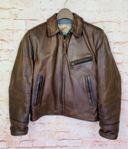 AERO LEATHER(エアロレザー)のホースハイド レザージャケット、ハーフベルテッドを買取りしました!