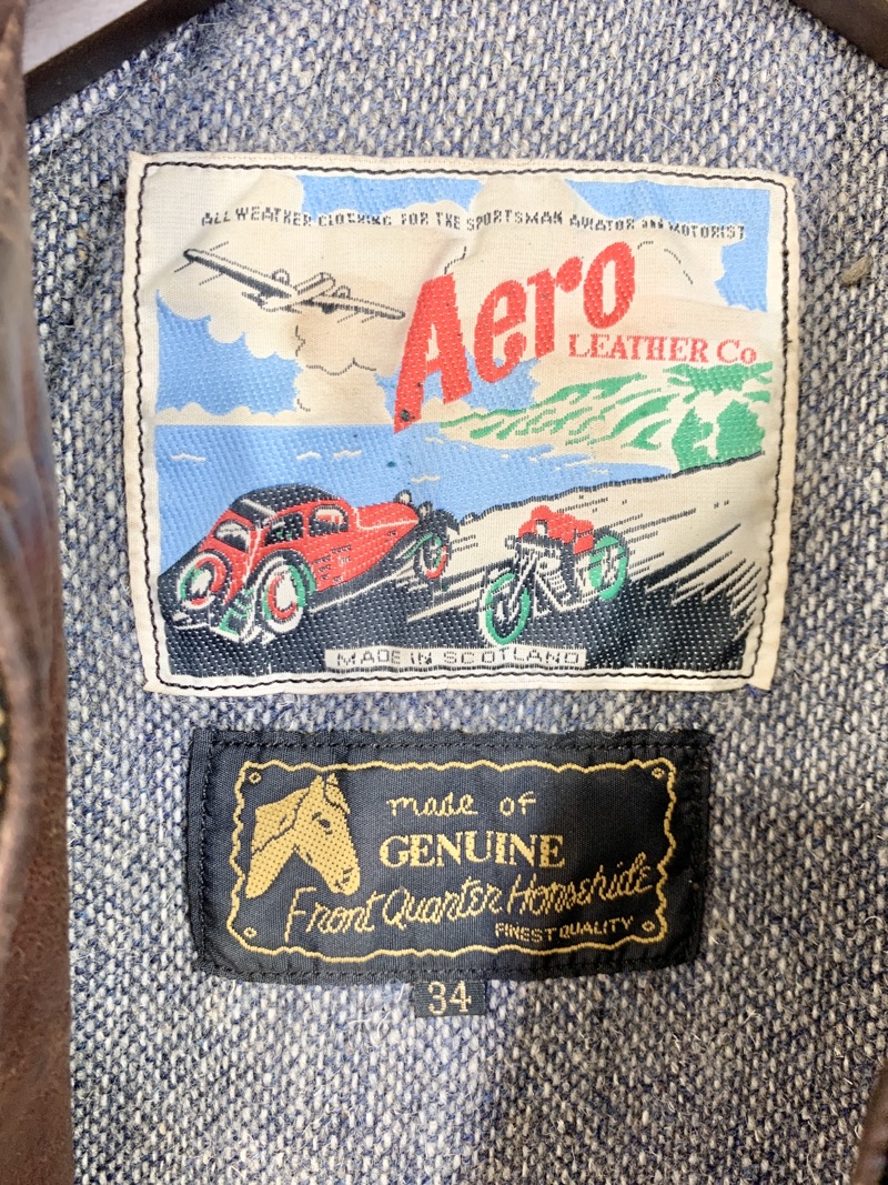 AERO LEATHER（エアロレザー）のホースハイド レザージャケット