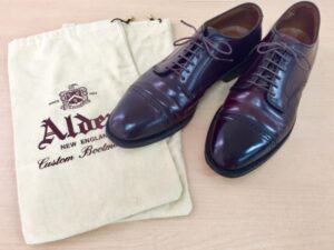 ALDEN×LEATHER SOUL オールデン レザーソウル別注 43538 コードバン パンチドキャップトゥシューズ