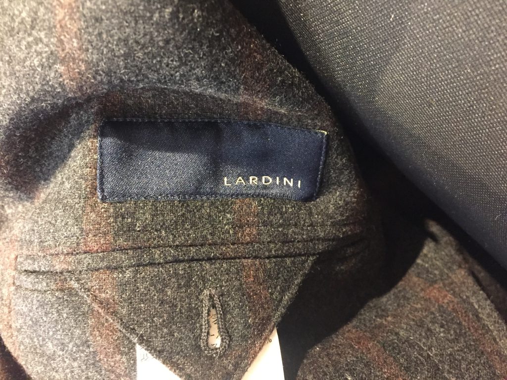 LARDINI ラルディーニ ウィンドウペーンチェック ジャケットを買取