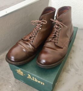 ALDEN 46002C オールデン シガーコードバン レースアップ マンソンブーツ BLUE BLUE別注の買取のご紹介です！