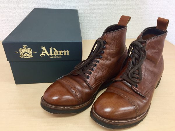 ALDEN オールデン 86910 H アルパインカーフ キャップトゥブーツを買取