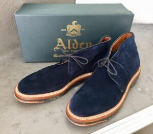 ALDEN  オールデン 13790 BLUE BLUE別注 スエード チャッカブーツを買取しました！