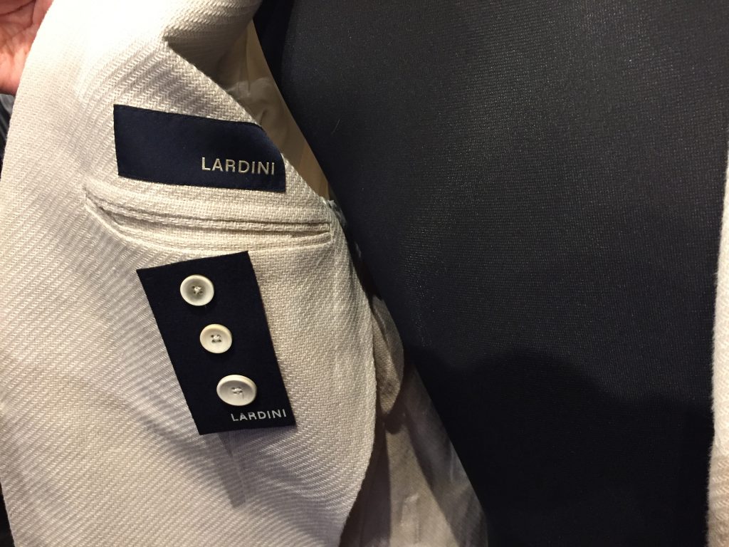 LARDINI ラルディーニ リネン×コットン サマーツイード