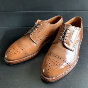 ALDEN(オールデン)の#2193、ウィスキーコードバンのセミブローグを買取りしました!