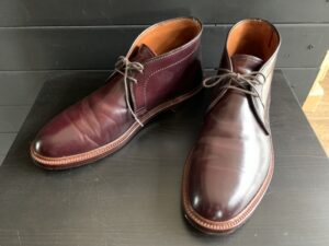 ALDEN(オールデン)のD6702、BRICK+MORTAR別注のコードバン チャッカブーツを買取りしました!