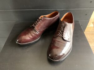 ALDEN(オールデン)の#53501、コードバン プレーントゥ、モディファイドラストを買取りしました!