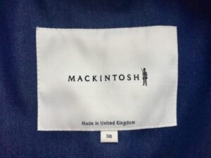 MACKINTOSH マッキントッシュ ダブルブレスト バルカラーコート インディゴを買取しました。