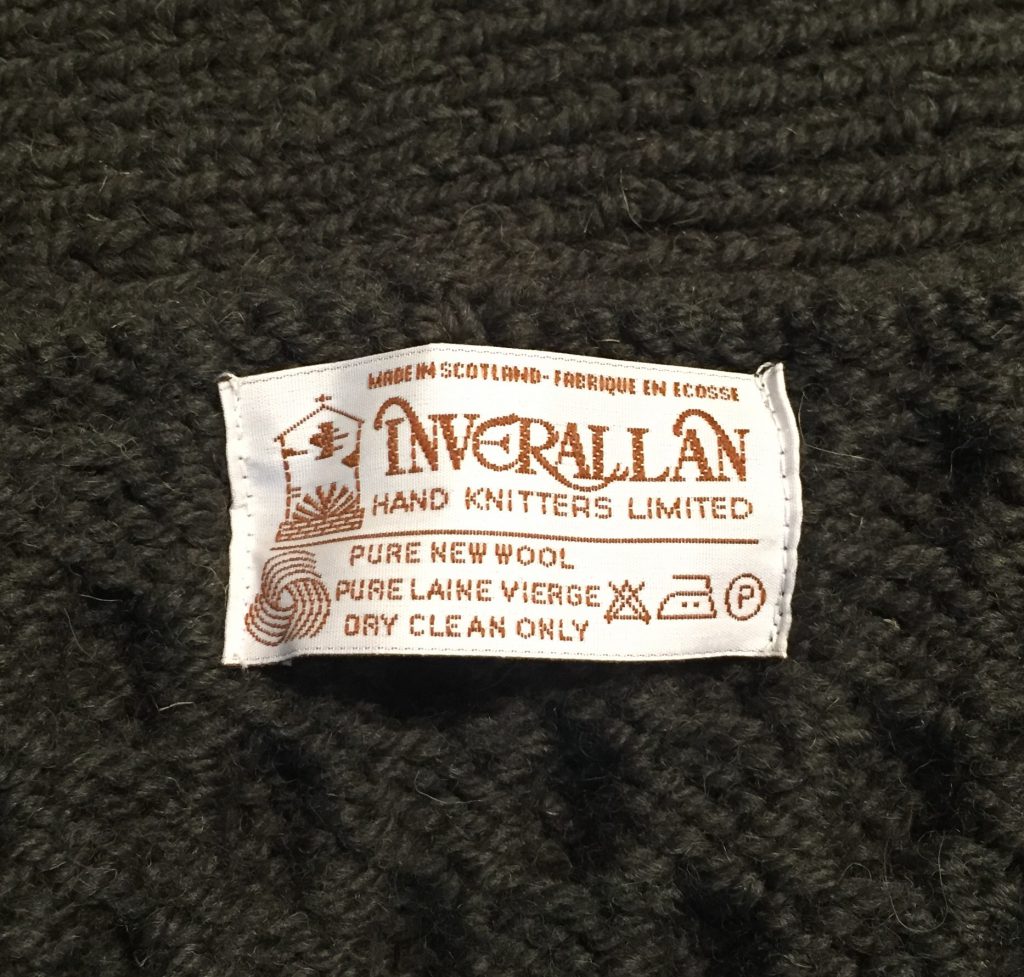 INVERALLAN インバーアラン 6A ショールカラー ロングカーディガンの