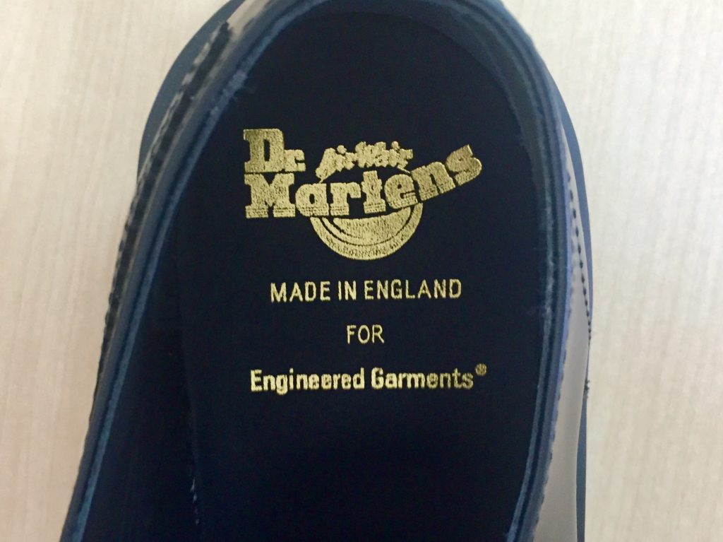 Dr.Martens×Engineered Garments ドクター マーチン×エンジニアードガーメンツ ギリーレース ダービーシューズ