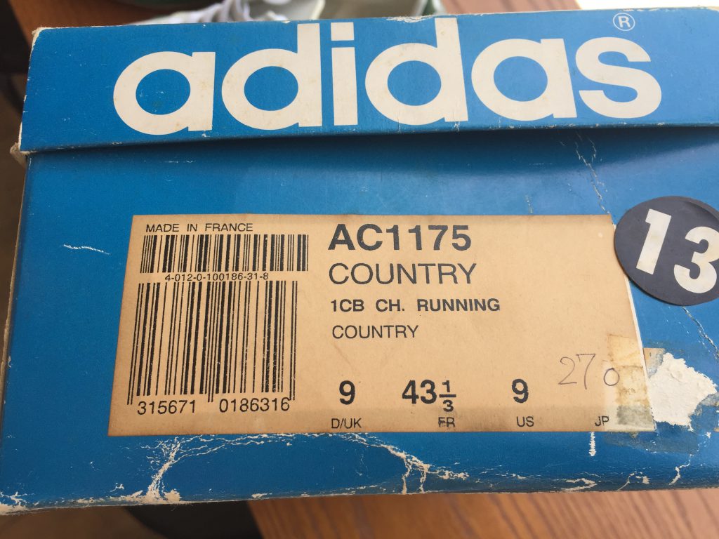 adidas country アディダス カントリー 箱付き デッドストック