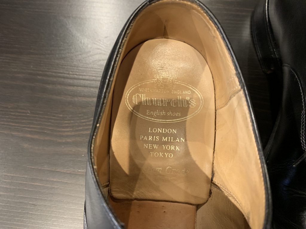 Church's Consul チャーチ コンサル ストレートチップを買取しました