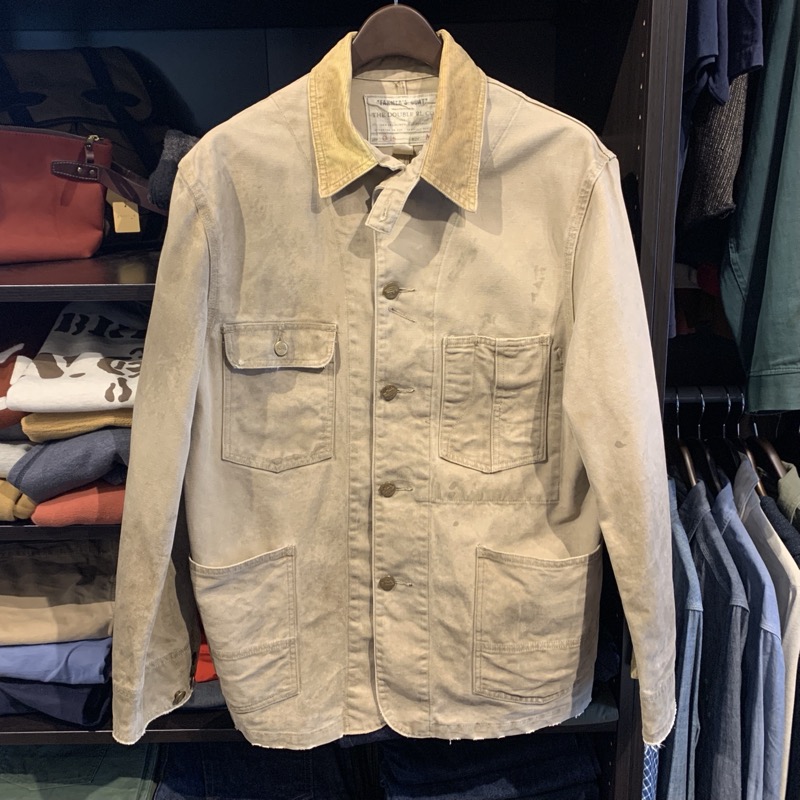 RRL FARMER'S COAT CANVAS RAILROAD