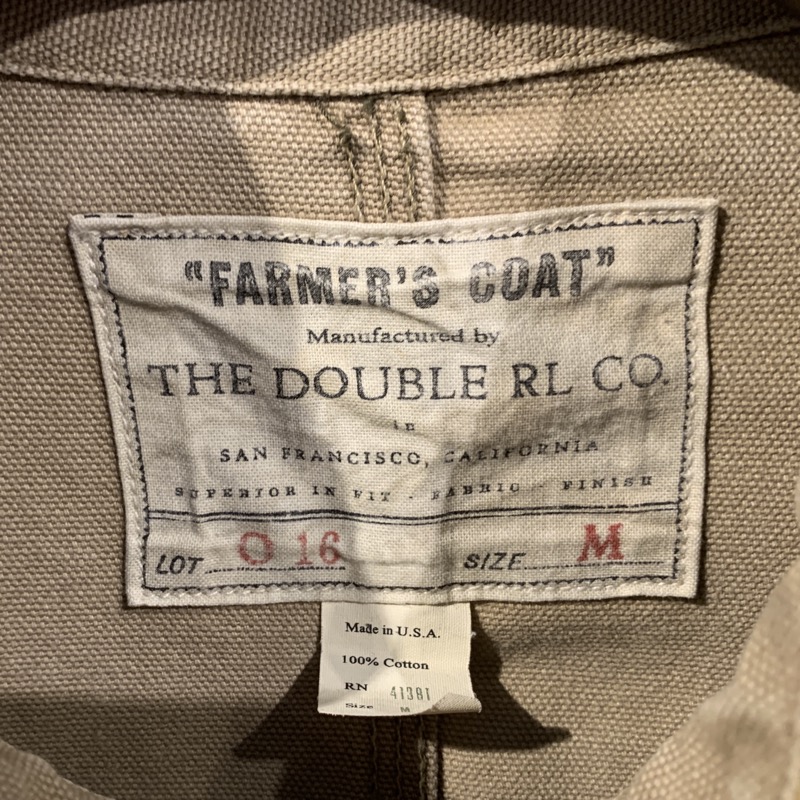 RRL FARMER'S COAT CANVAS RAILROAD