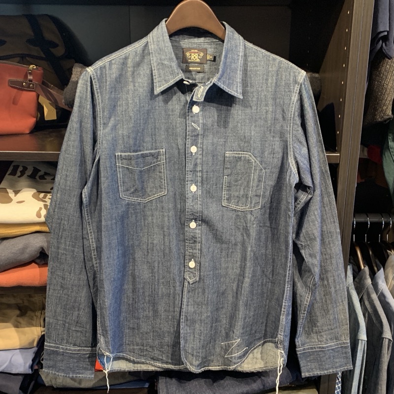 RRL ダブルアールエル デニム ワークシャツの買取 | 古着買取のJUNK-VINTAGE