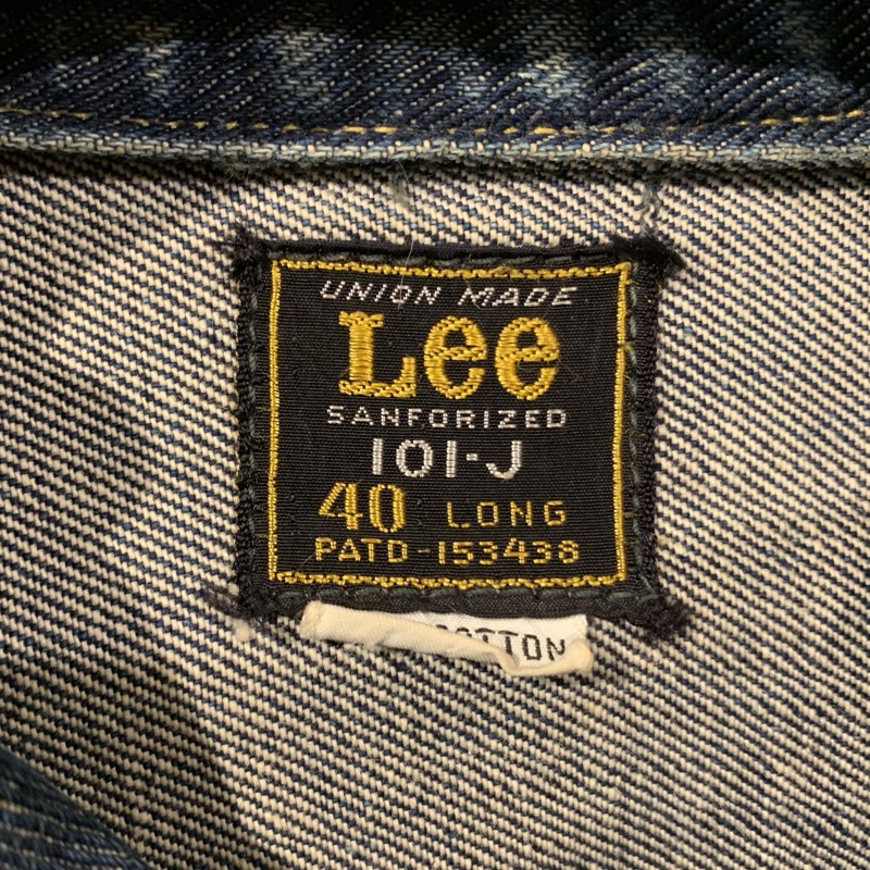 60’S VINTAGE Lee ビンテージ リー 黒タグ 101J デニムジャケット