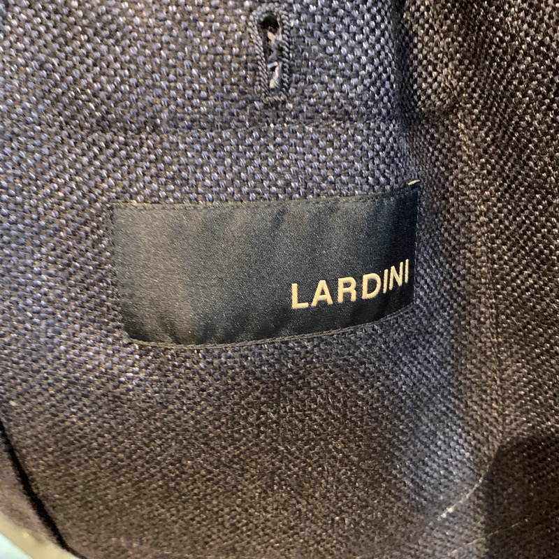LARDINI ラルディーニ ウール×リネン 3つボタン段返りジャケット