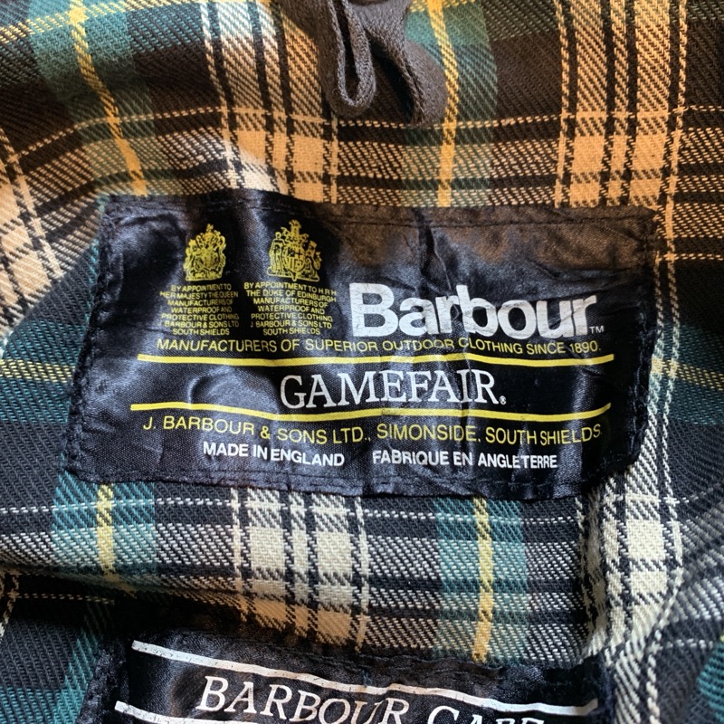 80's Barbour（バブアー）のオイルドジャケット、GAMEFAIR （ゲーム