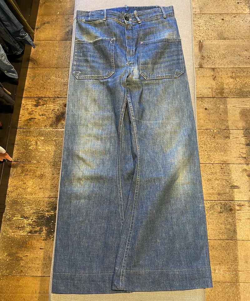 ビンテージ古着 米軍実物 40s USN デニム 巻パンツの買取 | 古着