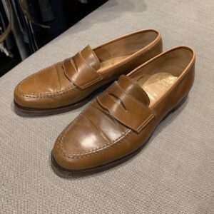 CROKETT＆JONES（クロケット＆ジョーンズ）のコードバン ペニーローファー、MAINE（メイン）を買取りしました！