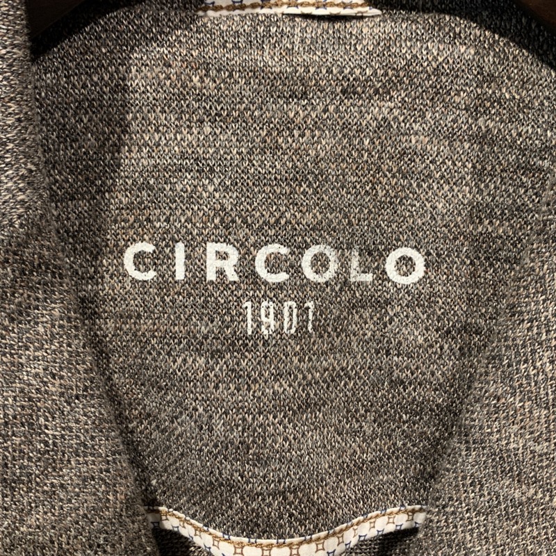 CIRCOLO1901 チルコロ1901 コットン×リネン ニットジャケット