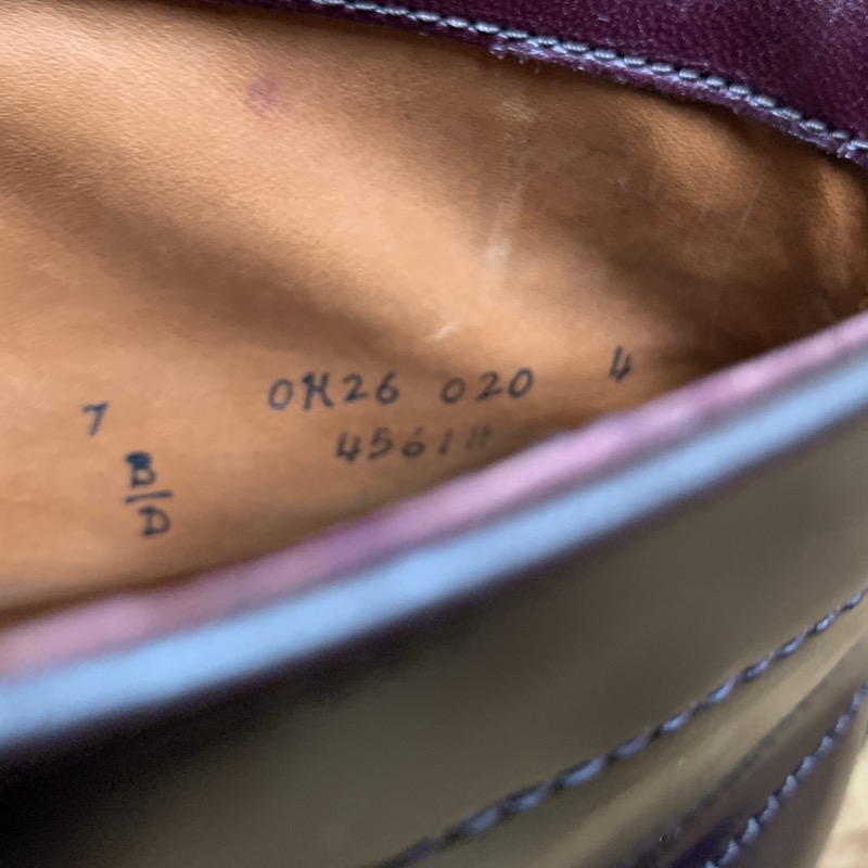 ALDEN(オールデン)の4561H、コードバン レースアップブーツを買取り