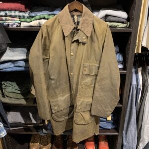 ビンテージ BARBOUR（バブアー）のソルウェイジッパー、1ワラント、80年製を買取りしました！