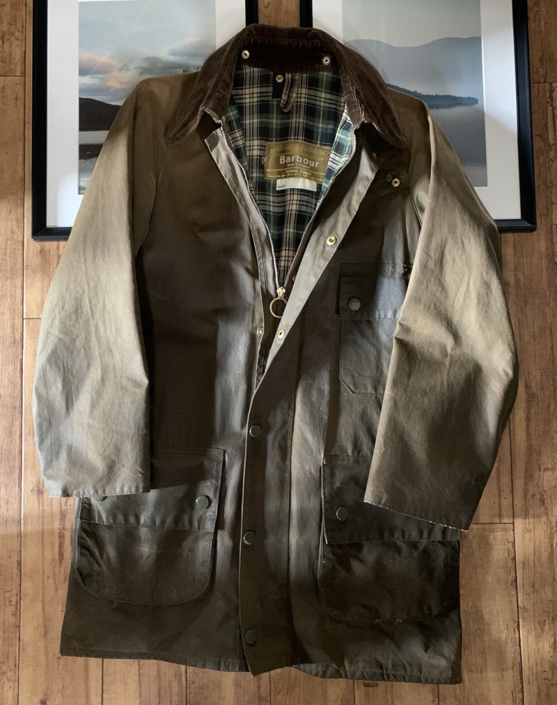 （ バブアー）BARBOUR 70s 1ワラント SOLWAYZIPPER C34 身幅53cm 1979年