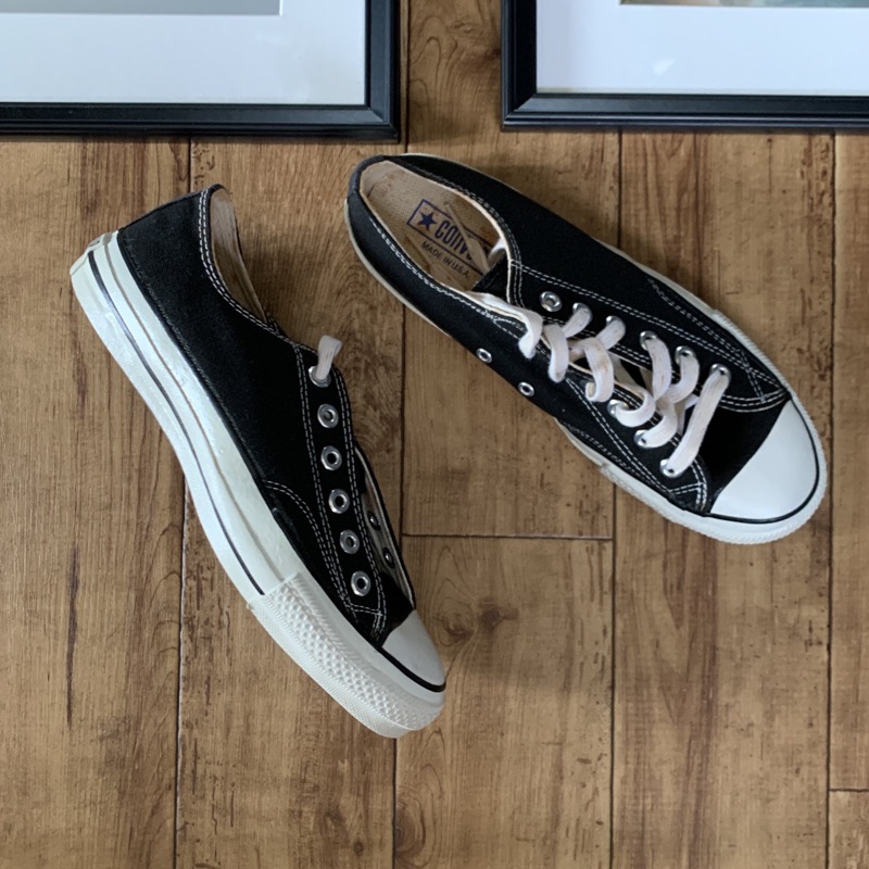 CONVERSE（コンバース）80s オールスター 黒 あて布あり US7.5 未使用