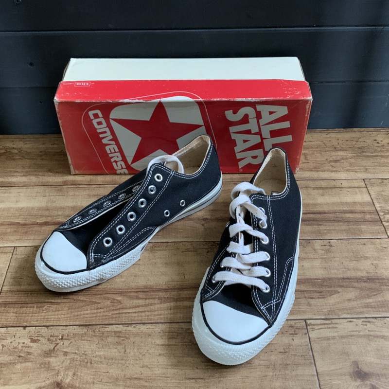 CONVERSE（コンバース） 80s オールスター 黒 あて布あり US7.5 未使用