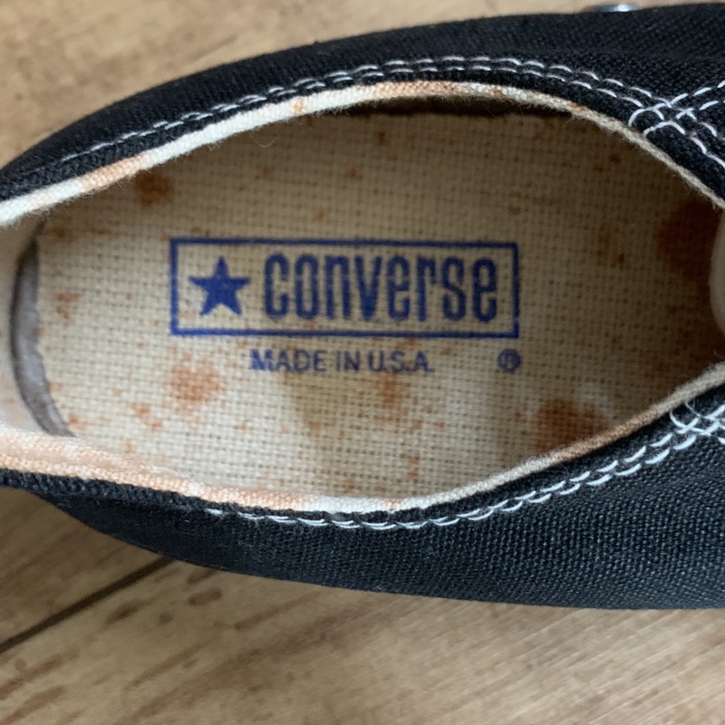 ビンテージ 80s CONVERSE（コンバース）のオールスター 黒（未