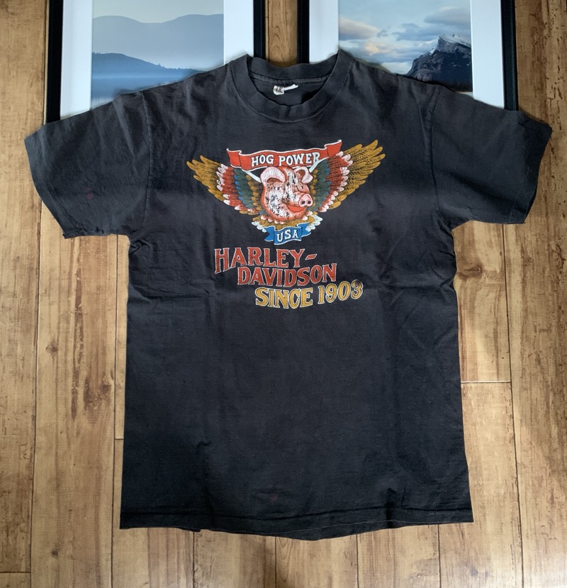 Harley Davidson(ハーレーダビッドソン) 80s Tシャツ HOG POWER