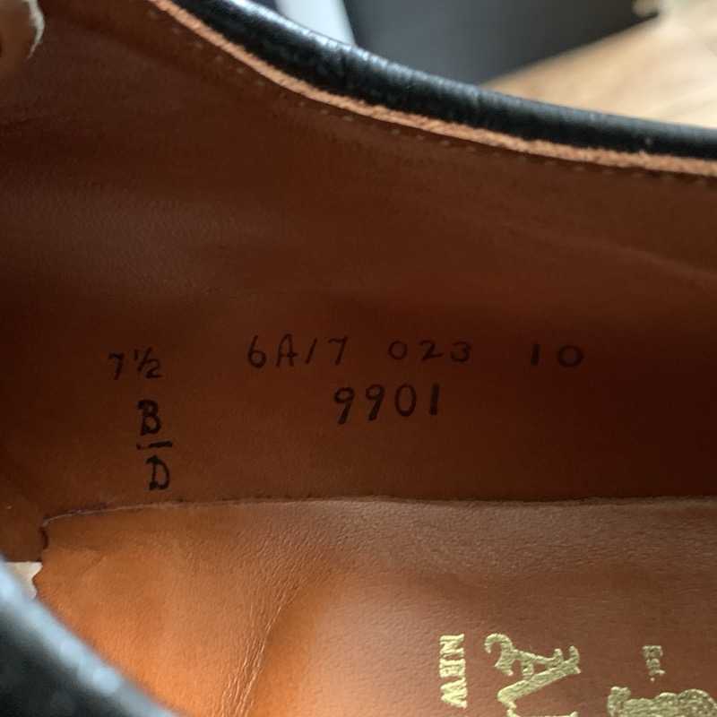 Alden (オールデン) の#9901 コードバン プレーントゥ を買取り