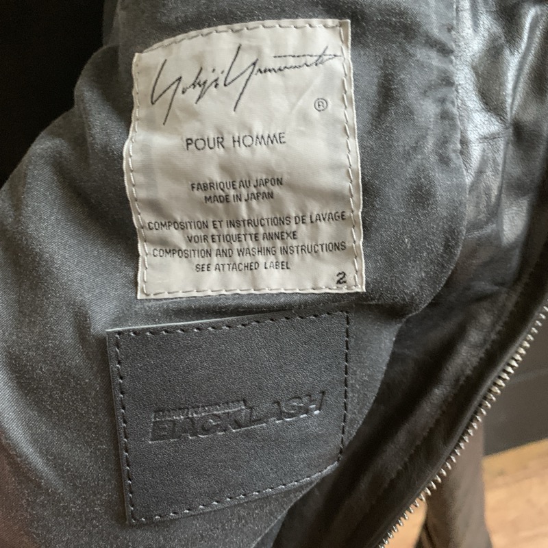 Yohji Yamamoto（ヨウジヤマモト）のitaly shoulder single riders