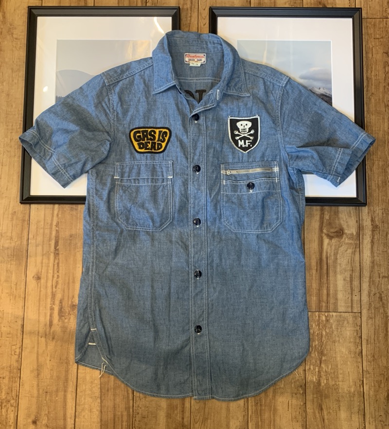 FREEWHEELERS（フリーホイーラーズ） 1971 STYLE SHORT SLEEVE WORK SHIRT “RUTH AUTO GARAGE”