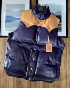 RAINBOW COUNTRY（レインボーカントリー） バッファローハイド×ホースハイド ダウンベストの買取実績